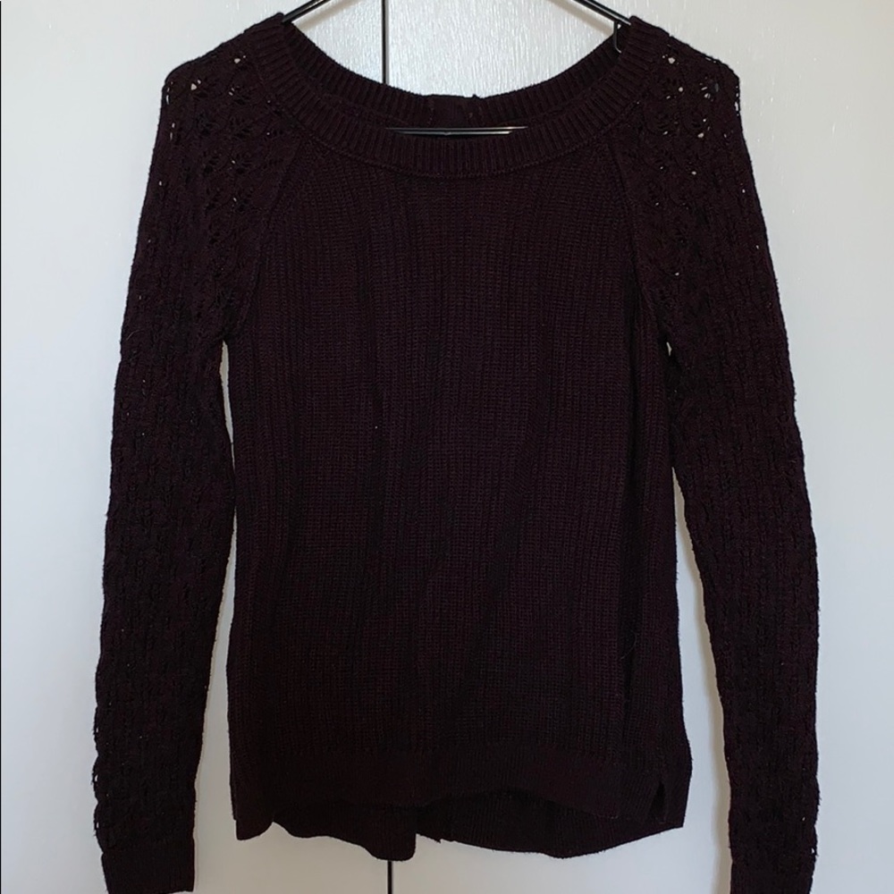 buttoned back sweater